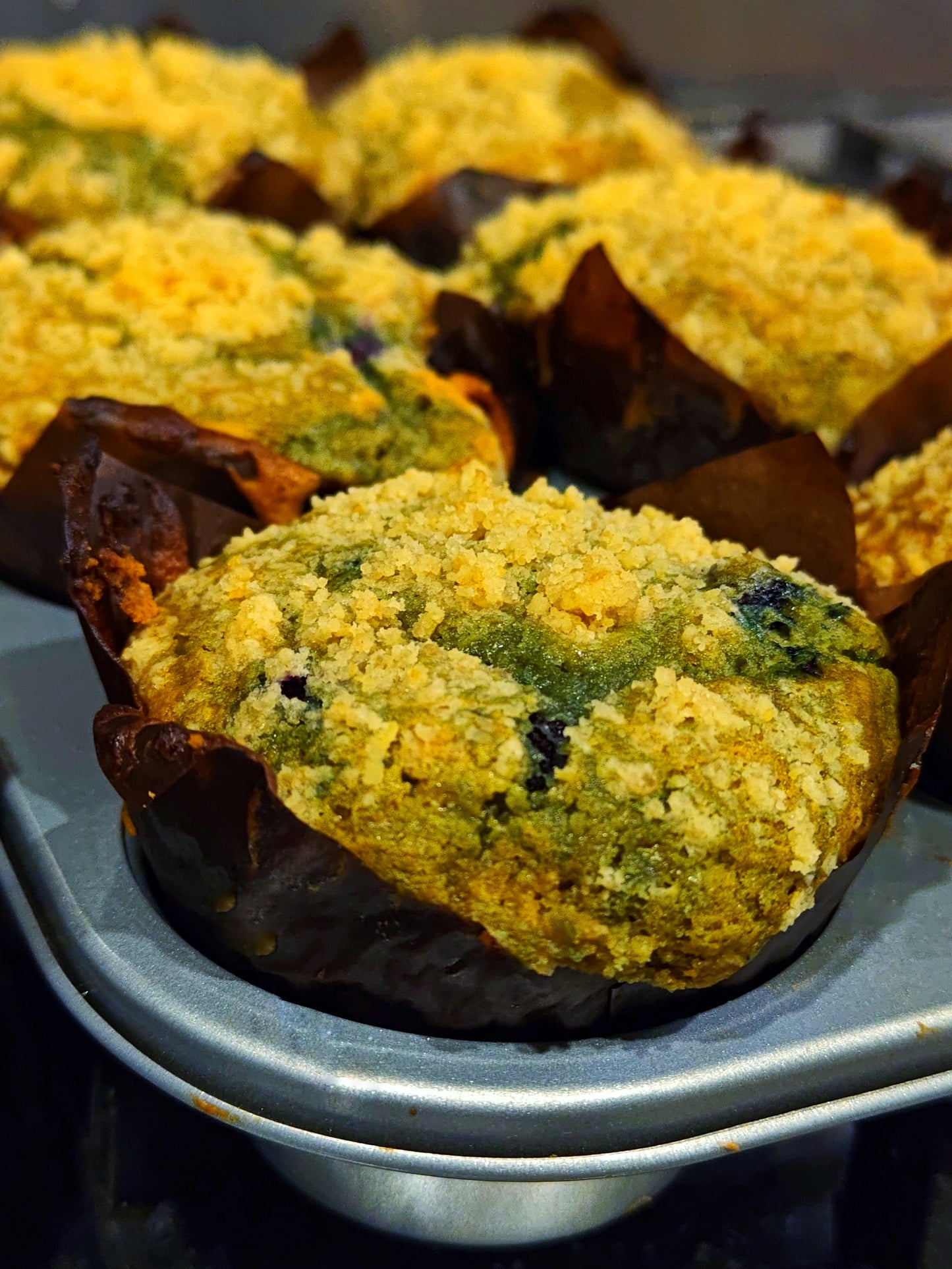 Behemoth Blueberry Streusel Muffin