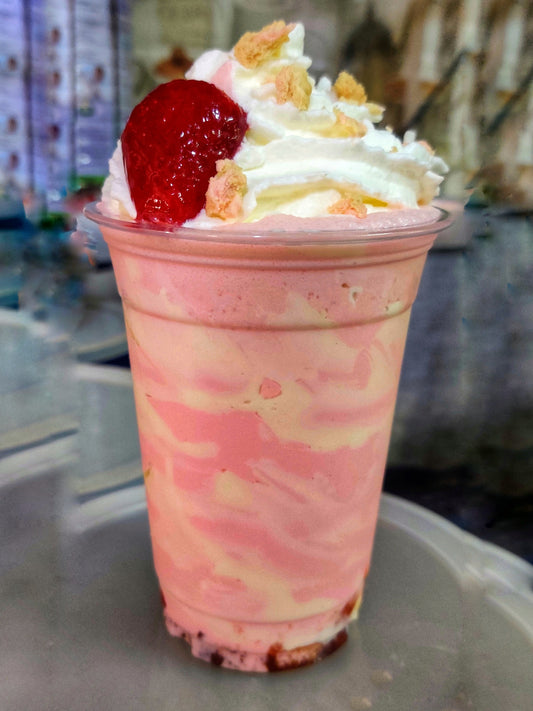 Strawberry Cheesecake Frappé