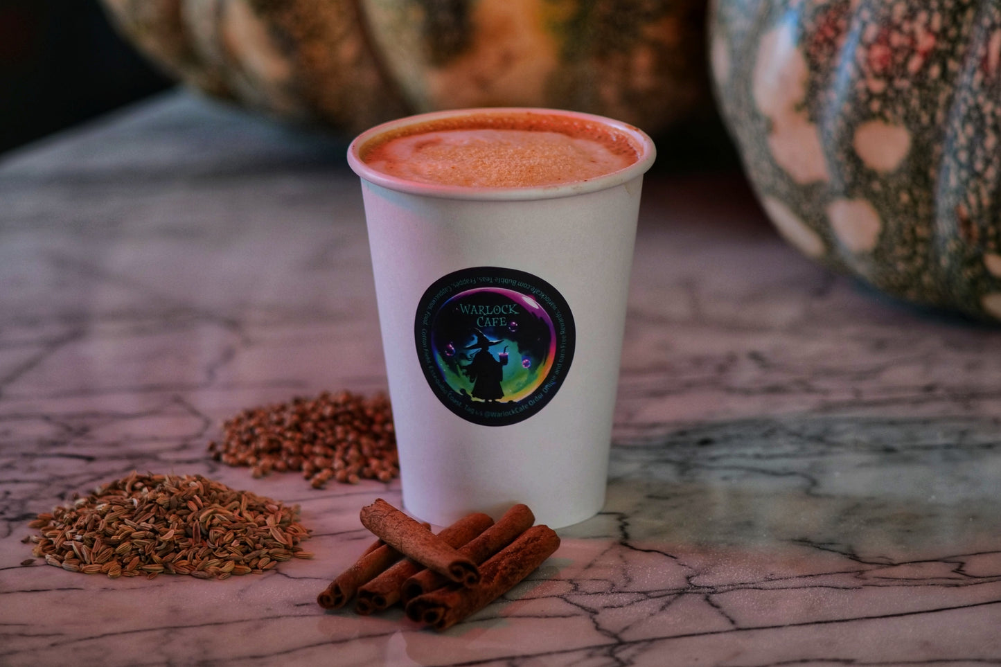 Warlock Pumpkin Spice Cappuccino