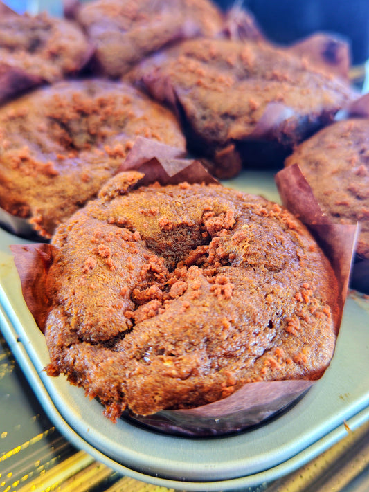 Hazelnut Chocolate Streusel Muffin