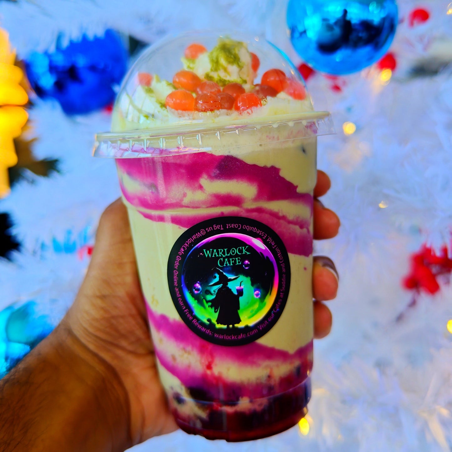 Strawberry Matcha Warlock Milk Tea