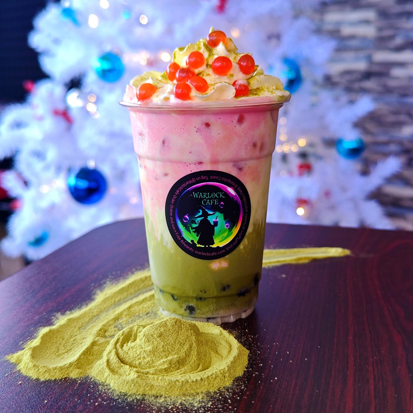 Bubble Strawberry Matcha Warlocatte