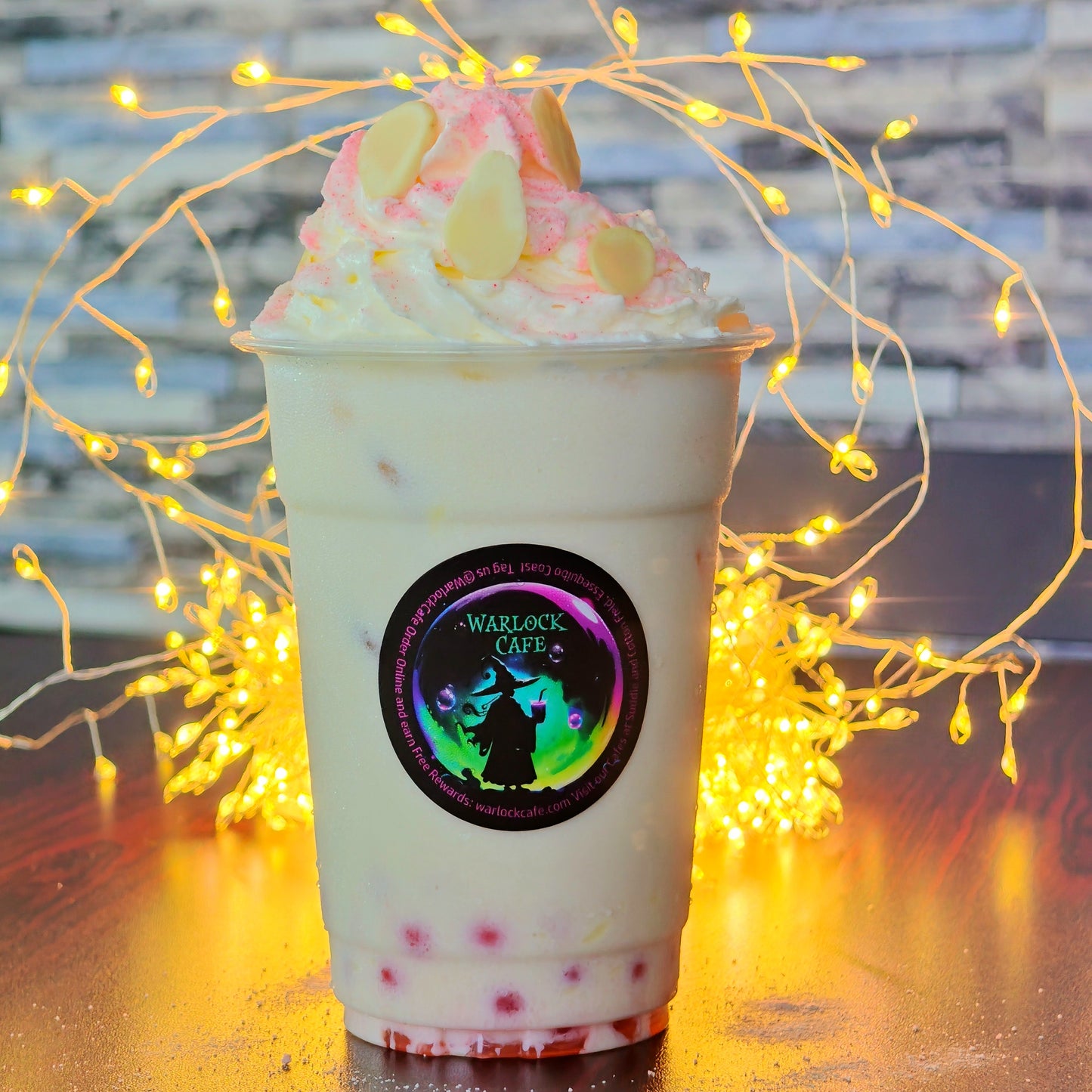 Strawberry Amaretto Frappe